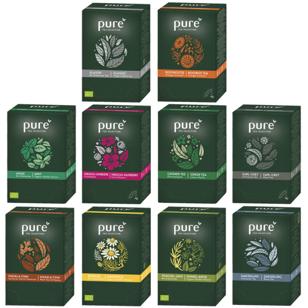 Tchibo Pure Tee Tea Selection 10 verschiedene Sorten