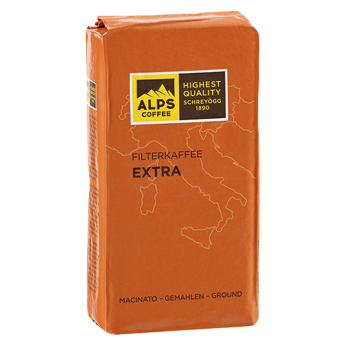 ALPS Coffee - Filterkaffee EXTRA 250 Gramm gemahlen