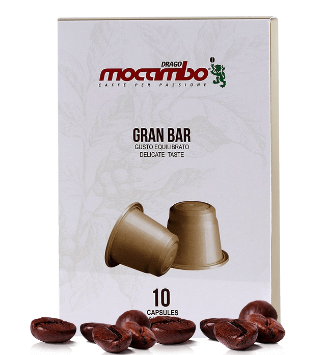 Mocambo Gran Bar Kapseln - Nespresso® kompatibel - 10 Kapseln