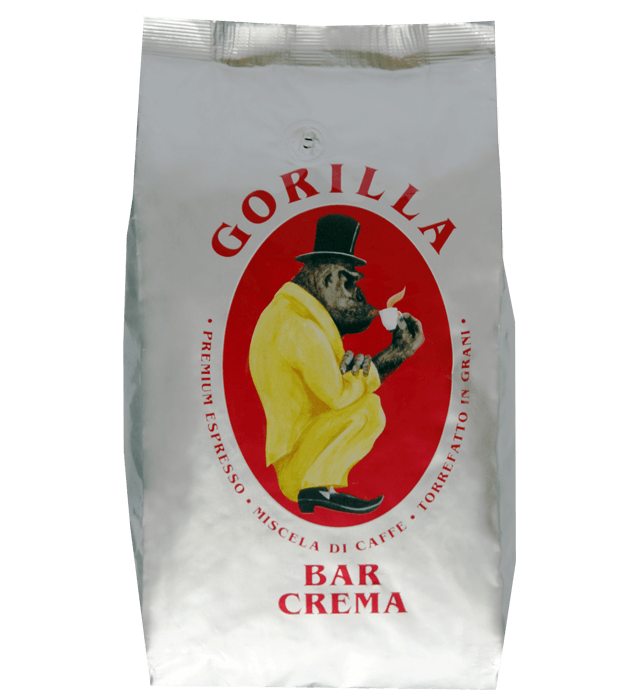 Gorilla Bar Crema 1000g Bohnen
