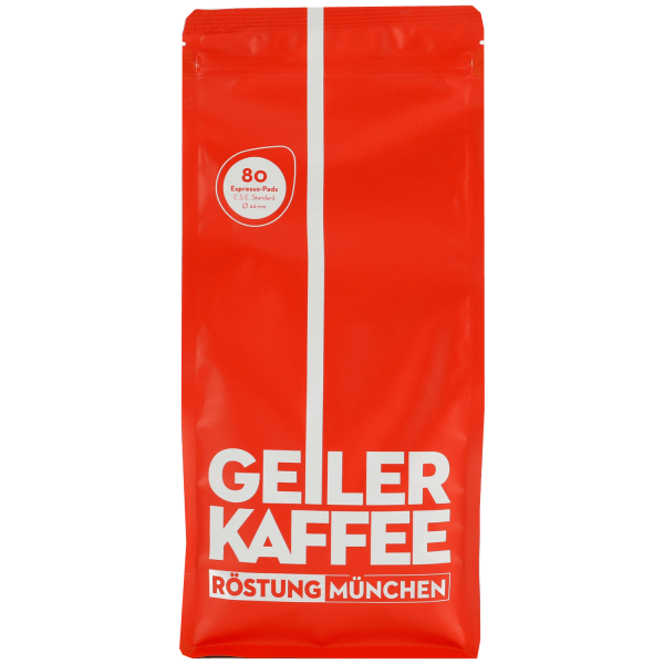 Geiler Kaffee Röstung München ESE Pads ohne Alu-Umverpackung 80 Stück