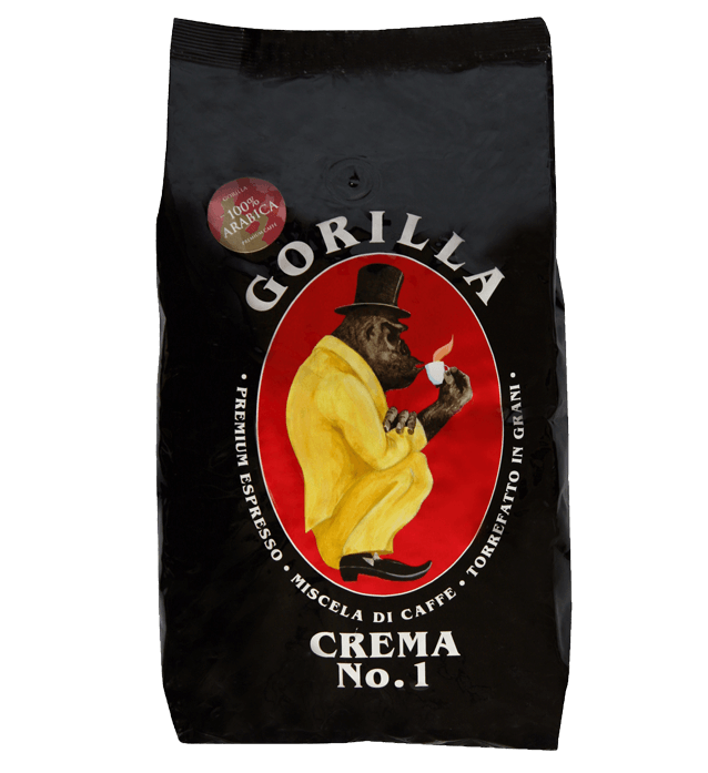 Gorilla Crema No.1 1kg Bohnen
