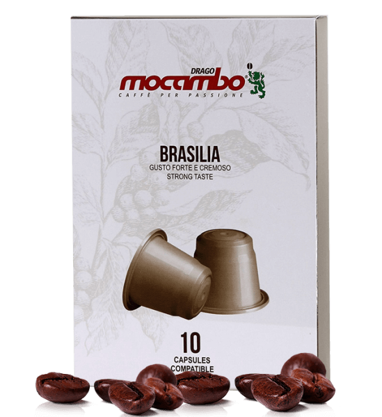 Mocambo Brasilia Kapseln - Nespresso® kompatibel - 10 Kapseln