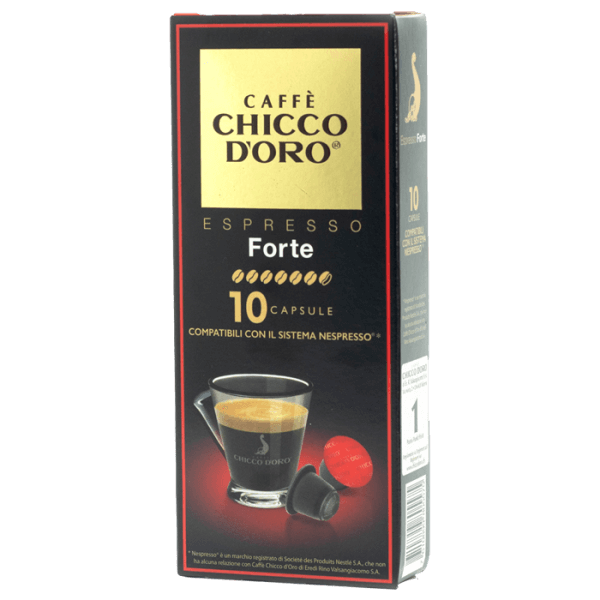 Chicco dOro Espresso Forte - Nespresso® kompatibel - 10 Kapseln