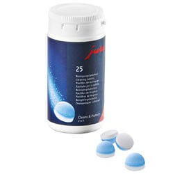 JURA 2-Phasen Reinigungstabletten - Dose mit 25 Tabletten